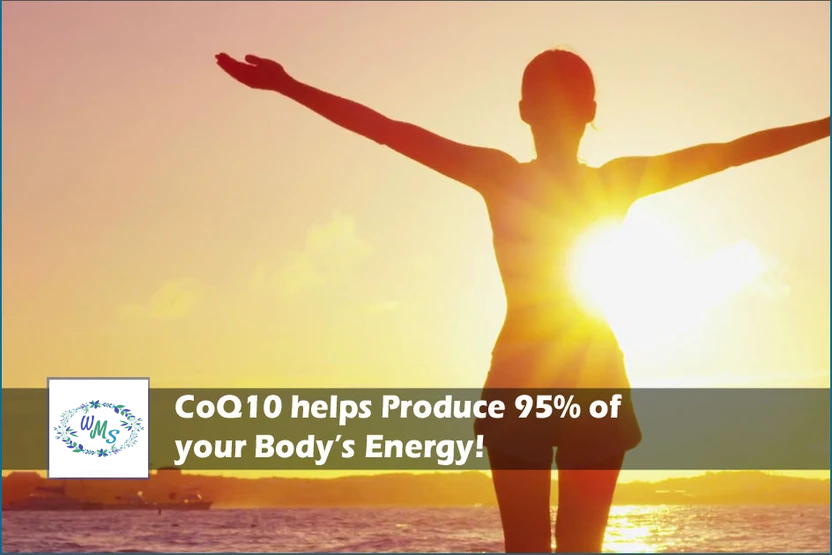 CoQ10 helps Produce 95% of your Body’s Energy!