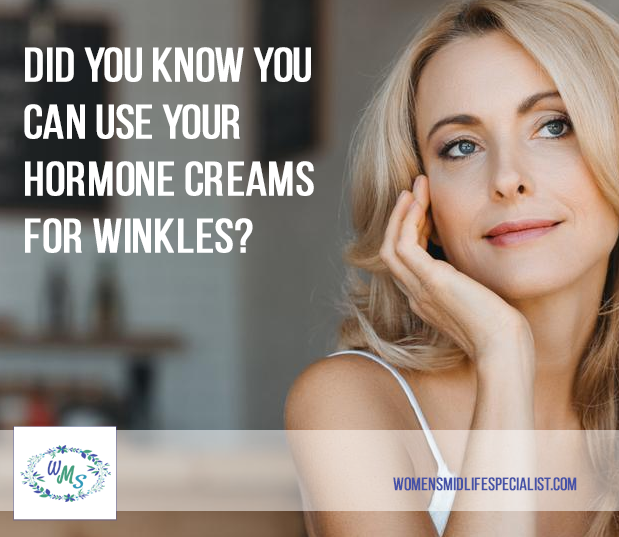 Did you know you can use your WMS hormone creams for WINKLES?