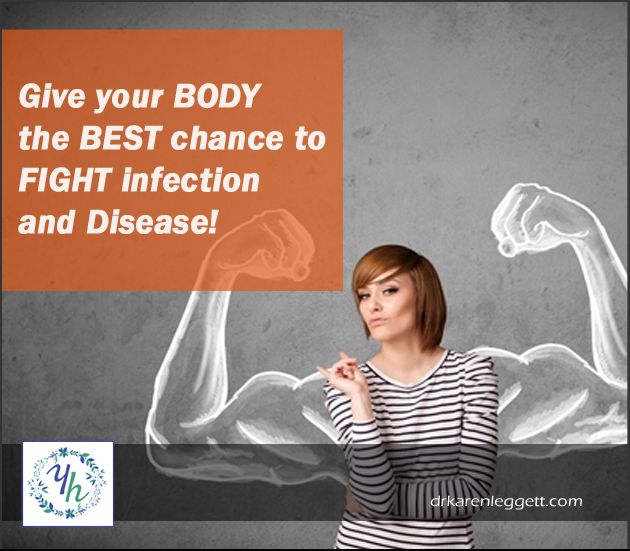 Remember to Give your body the best chance to fight infection and illness.