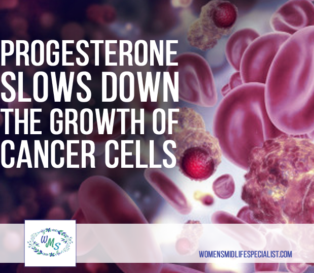 Progesterone Slows Down the Growth of Cancer Cells