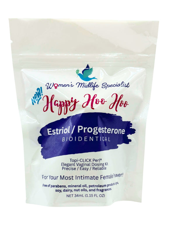 New HAPPY HOO HOO - Nourish and Restore with Bioidentical Estriol USP & Progesterone USP