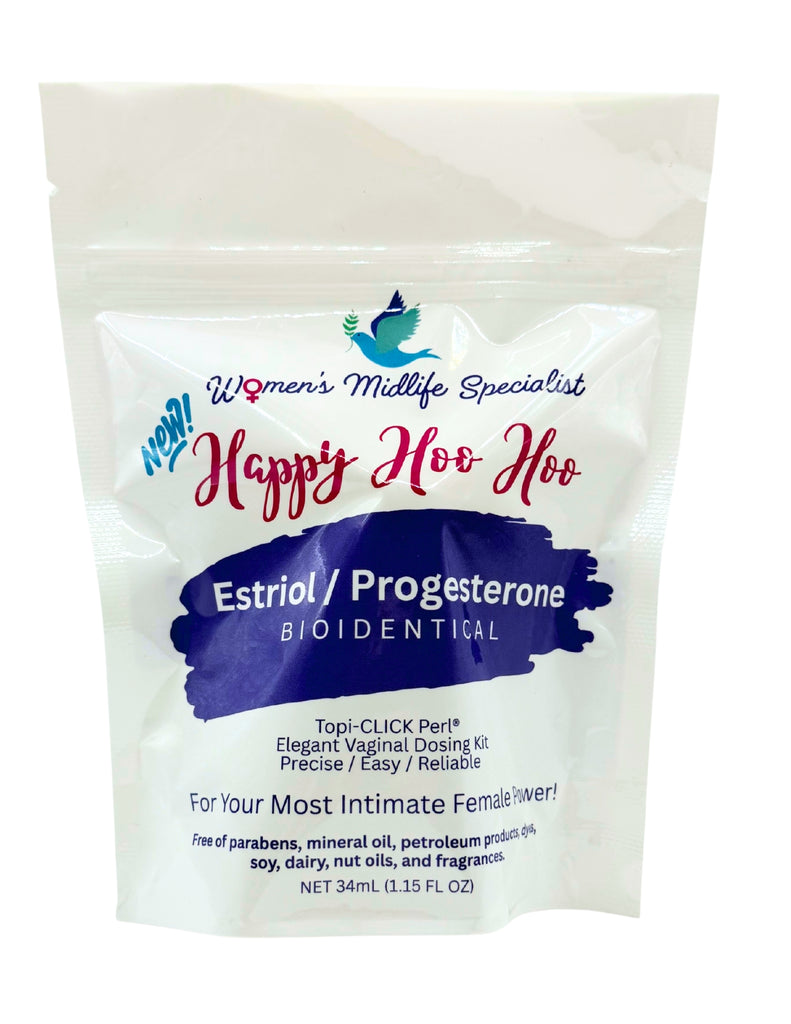 New HAPPY HOO HOO - Nourish and Restore with Bioidentical Estriol USP & Progesterone USP