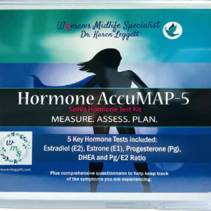 Test Kit - AccuMAP-5: Estradiol (E2), Estrone (E1), Progesterone, DHEA-s, Progesterone/Estradiol Ratio