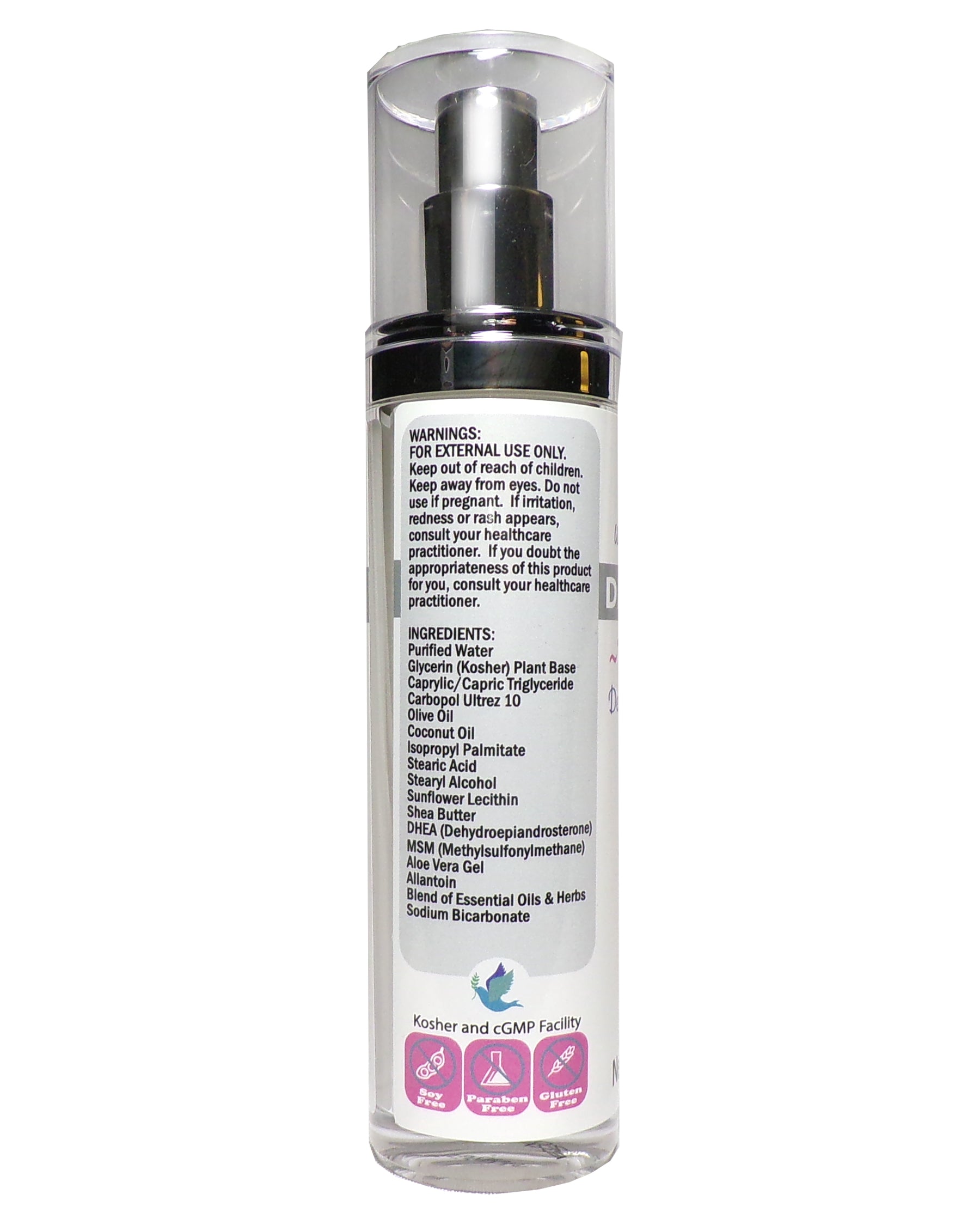 DHEA POWER DHEA USP in an All Natural Cream 200 Pumps Per Bottle! Women's Midlife Specialist