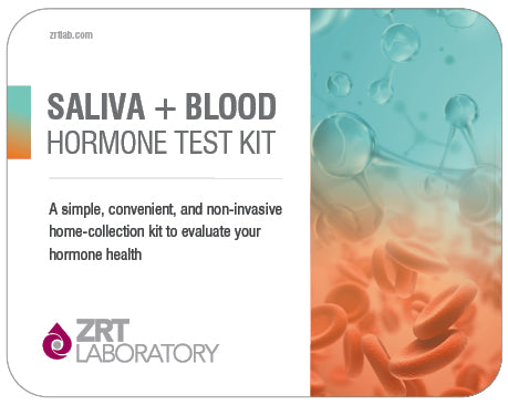 Test Kit - Comprehensive Female Profile One (Includes Thyroid) - 12 Tests: Estradiol (E2), Progesterone (Pg), Pg/E2 Ratio, Testosterone (T), DHEA-S, 4-Point Cortisol (C4), TSH, fT3, fT4, TPOab
