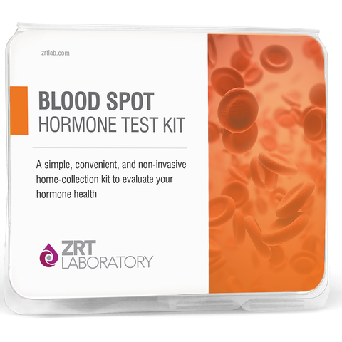 Test Kit - Female Blood Spot Profile One - 6 Tests: Estradiol (E2), Progesterone (Pg), Pg/E2 Ratio, Testosterone (T), SHBG, DHEA-S (DS), Cortisol (C)